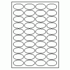 554 - Label Size 45mm x 25mm - 40 labels per sheet